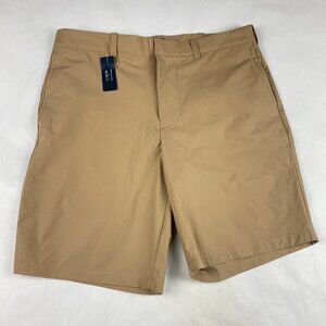 NWT J Crew Factory Tech Shorts Men's Size 33 Tan